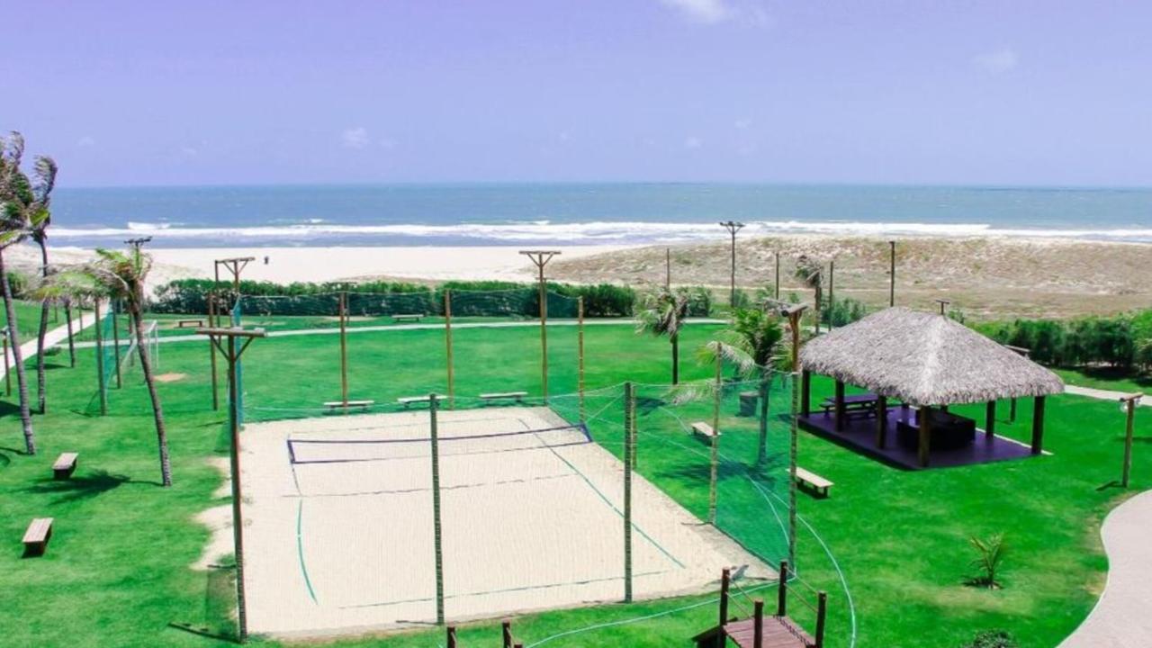 Beach Living - Porto Das Dunas - Ap Terreo 300M Beach Park Pe Na Areia Aquiraz Dış mekan fotoğraf